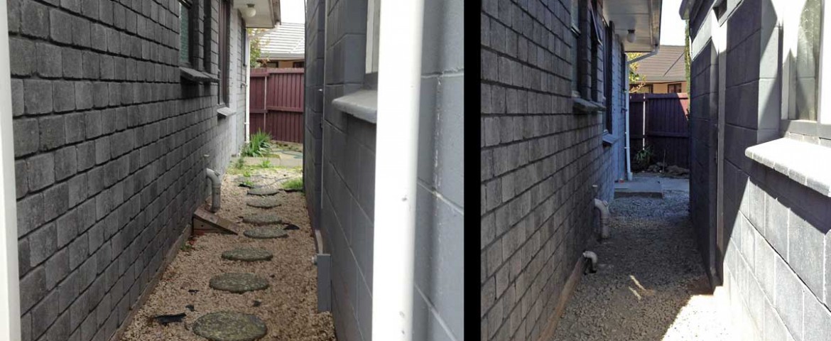 BEFORE AND AFTER WE’VE LEVELLED YOUR FOUNDATIONS